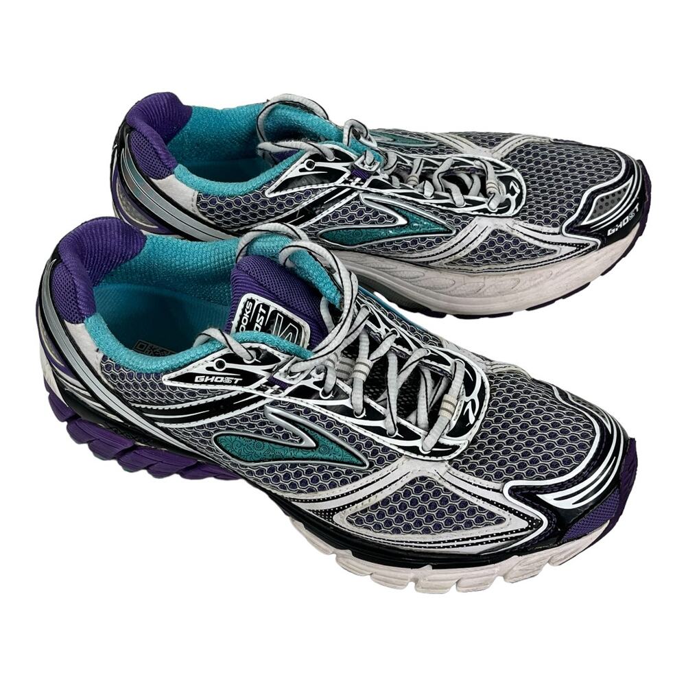 Brooks Ghost 5 Women's 9.5 Purple Blue Sneakers Running Walking